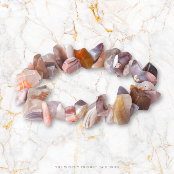 Chunky Persian Agate Chip Bracelet—Crystal Energy Jewellery
