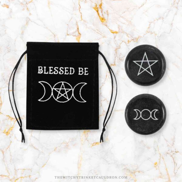 Blessed Be Sentiment Stones—Pocket Talisman