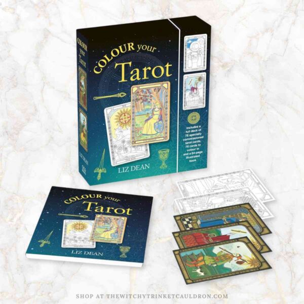Colour Your Tarot by Liz Dean—Tarot Cards to Colour In