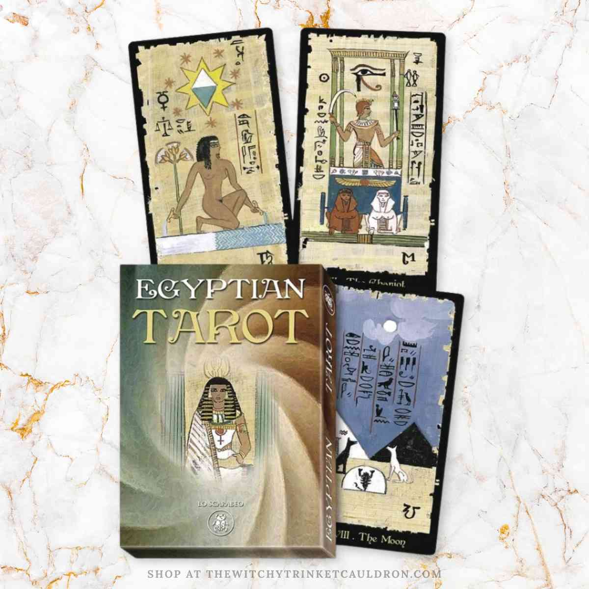 Egyptian Tarot Cards—Ancient Egypt Inspired Major Arcana Tarot Deck