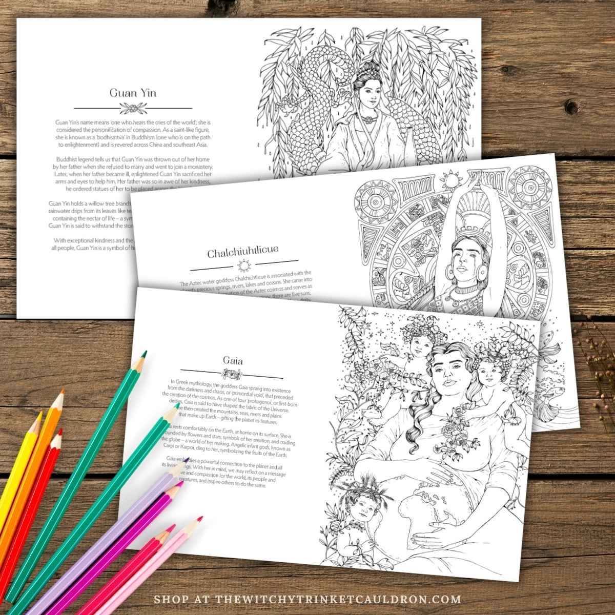 Goddess Colouring—Fierce, Feminine Energy to Colour - Image 2