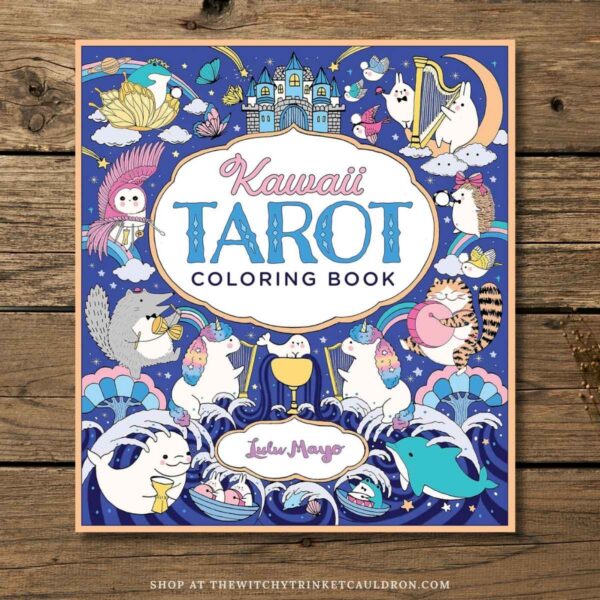 Kawaii Tarot Coloring Book—78 Cute Tarot Cards to Colour