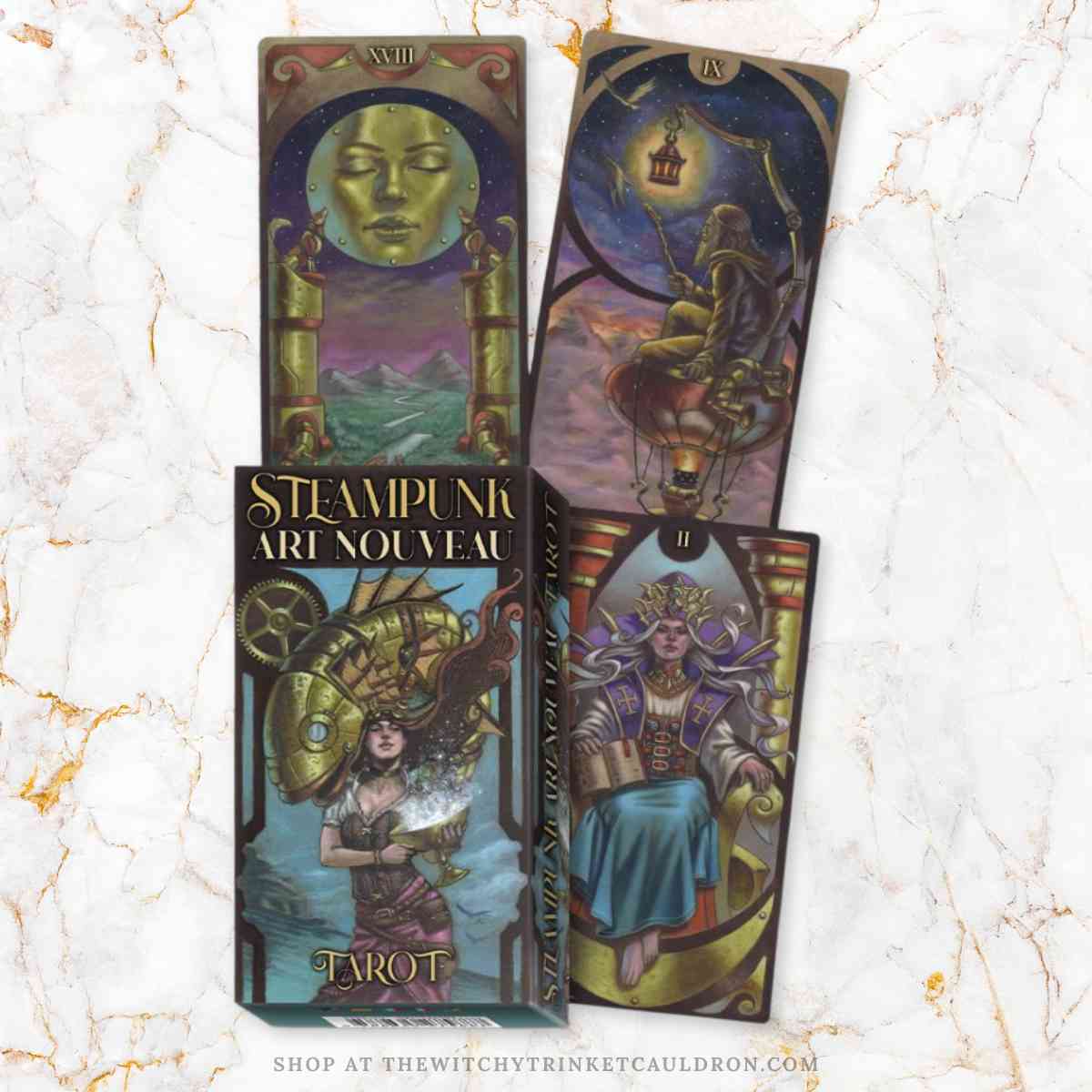 Steampunk Art Nouveau Tarot—Rider-Waite-Smith Inspired Deck