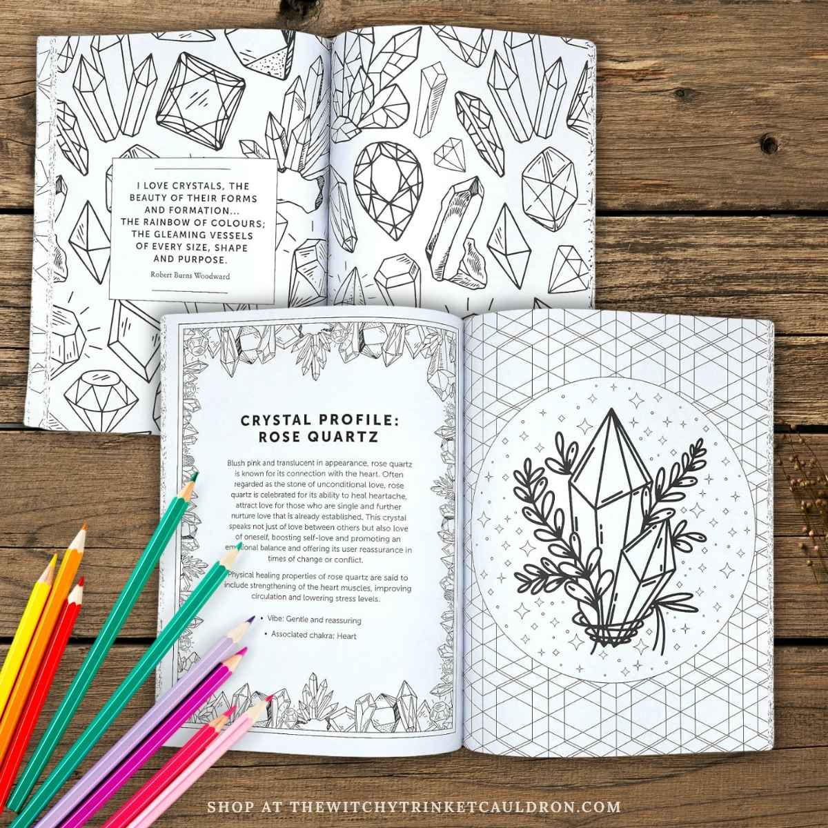 The Crystal Colouring Book—A Healing Journey of Colour & Creativity - Image 2