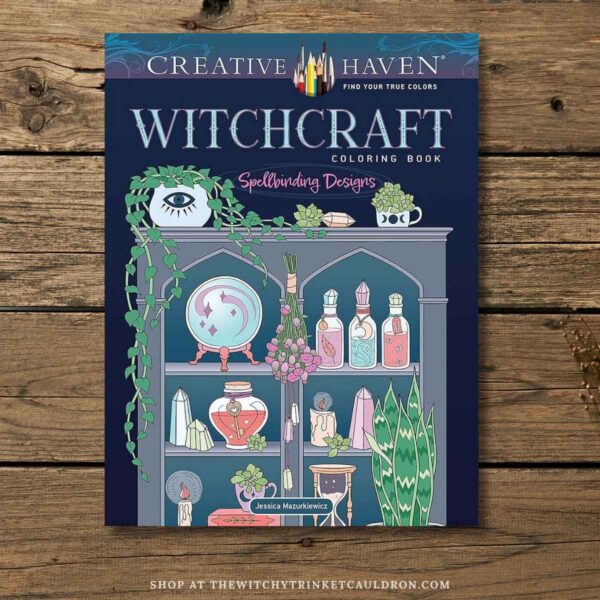 Creative Haven Witchcraft Coloring Book—Spellbinding Witchy Designs