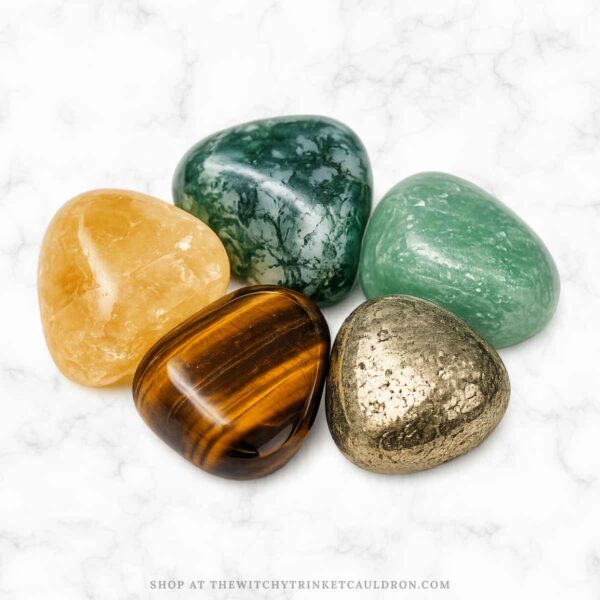 Abundance Crystals—5 Crystal Tumbles for Prosperity & Success