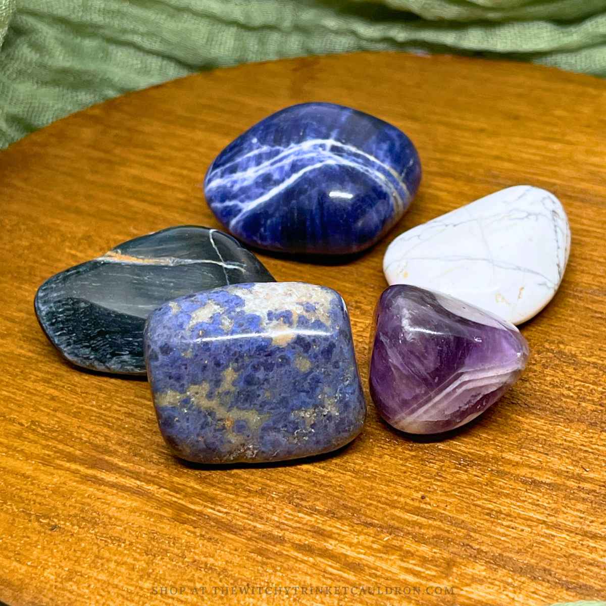 Air Element Crystals—5 Crystal Tumbles for Clarity & Communication - Image 2