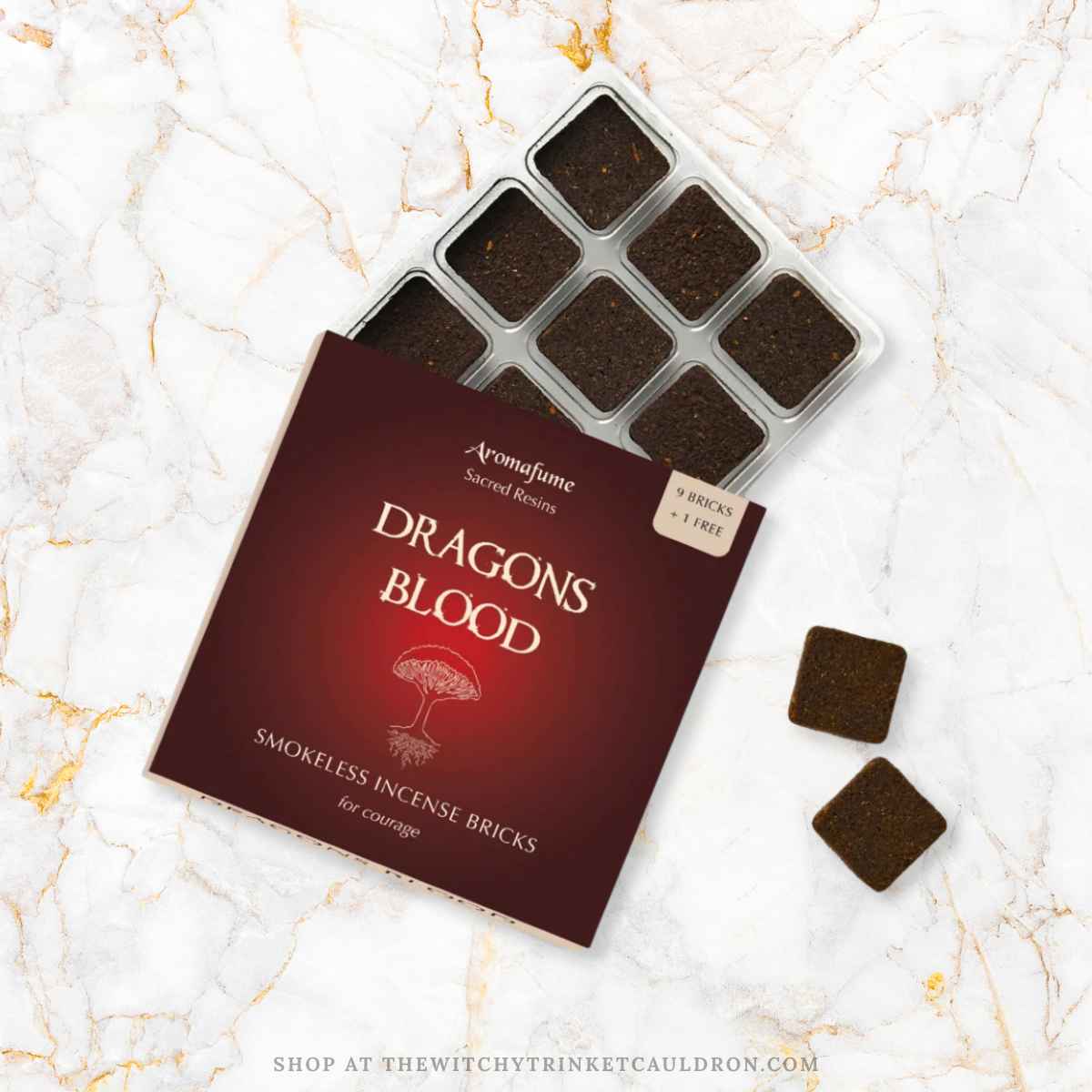 Dragon's Blood Smokeless Incense Bricks