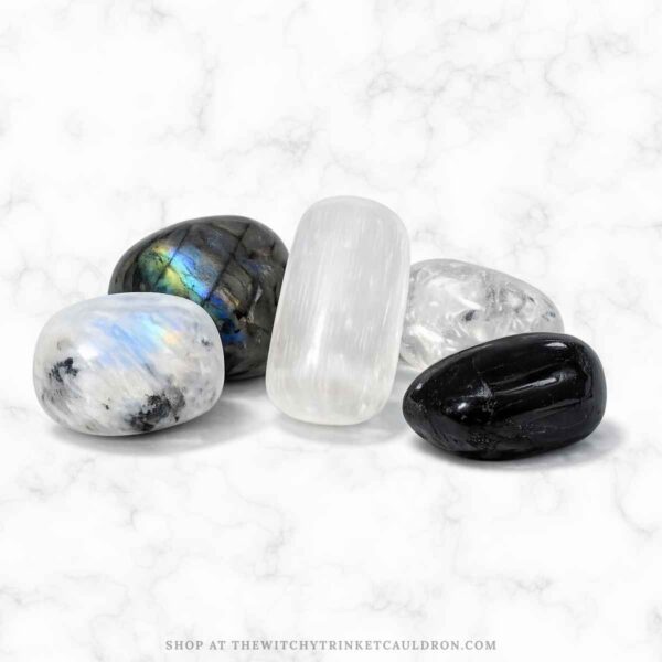 Moon Magic Crystals—5 Crystal Tumbles for Intuition & Lunar Energy