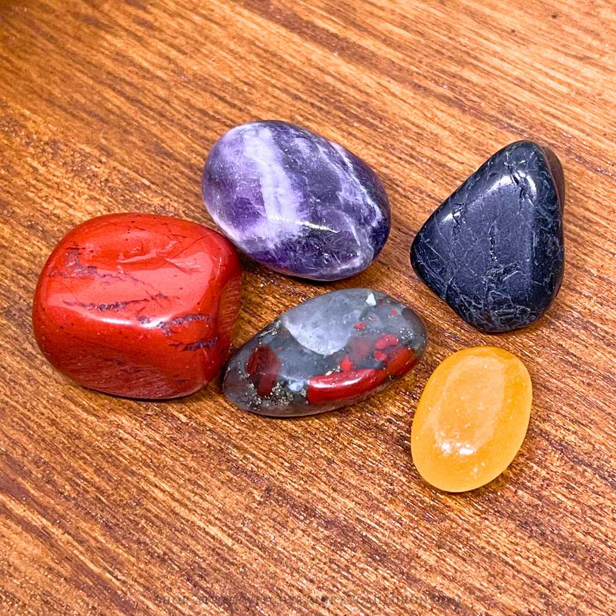Halloween Crystal Tumble Bundle—5 Crystals for the Spooky Season - Image 4