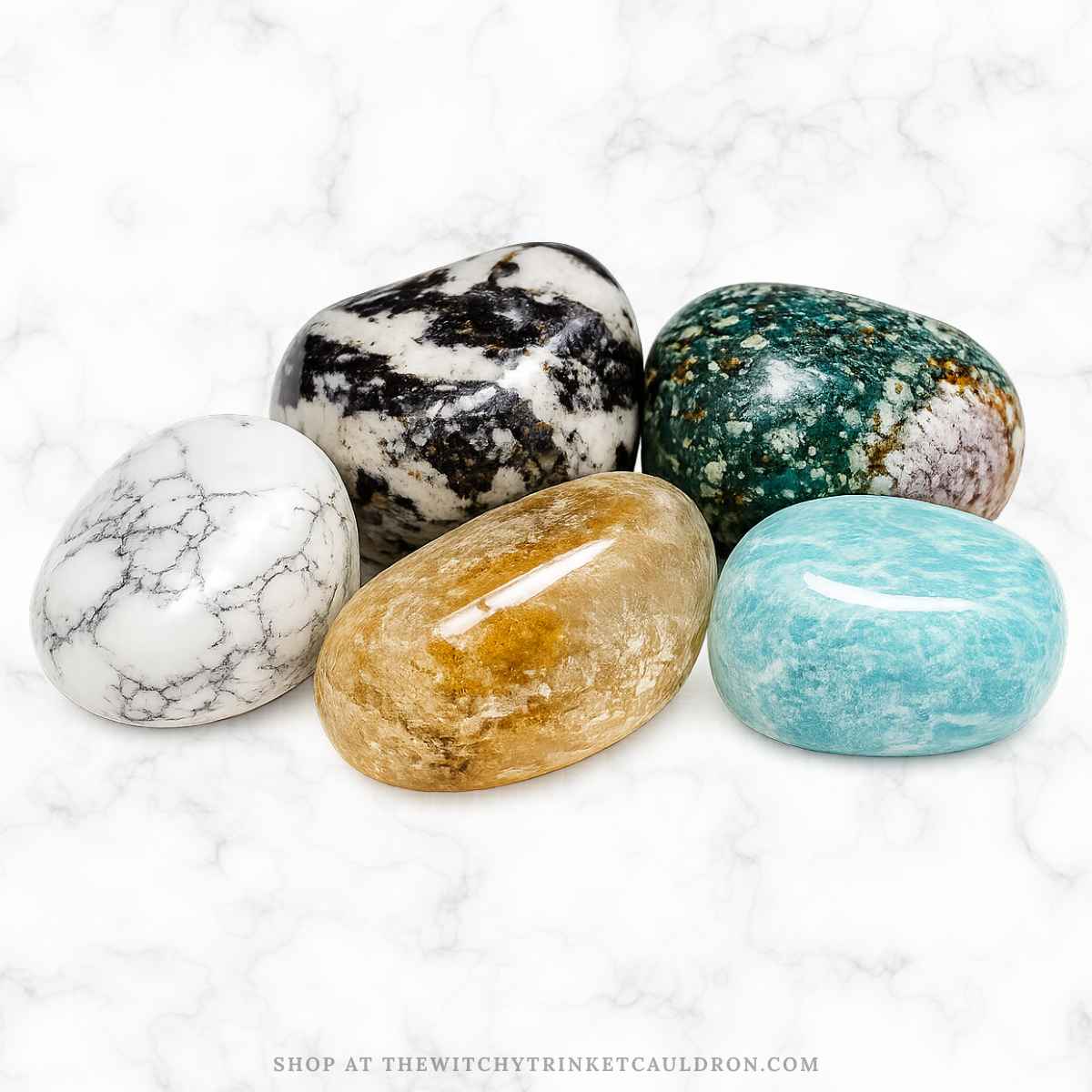 Stress Relief Crystals—5 Crystal Tumbles for Calm & Emotional Balance