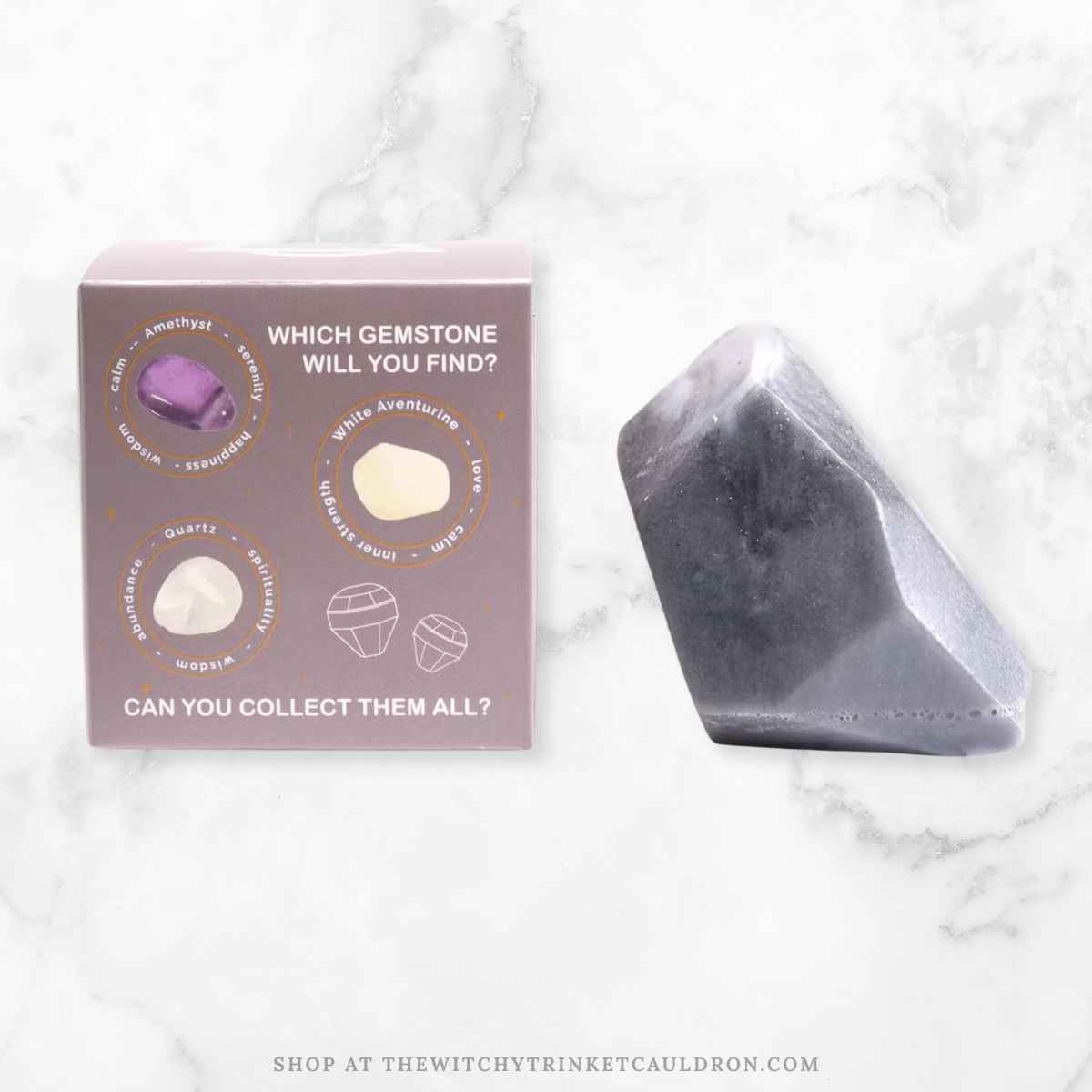 Air Element Crystal Soap—Surprise Crystal Inside