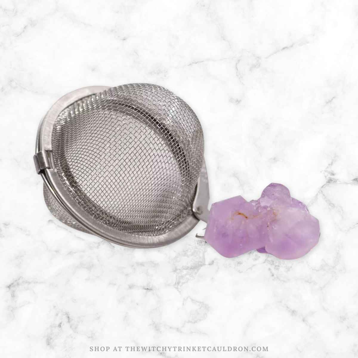 Amethyst Crystal Tea Strainer - Image 2