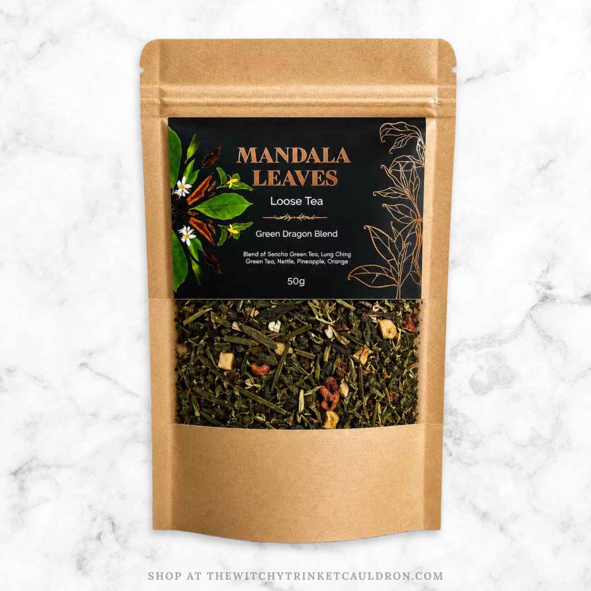 Green Dragon Tea Blend—Loose Leaf Flavoured Tea - Image 3