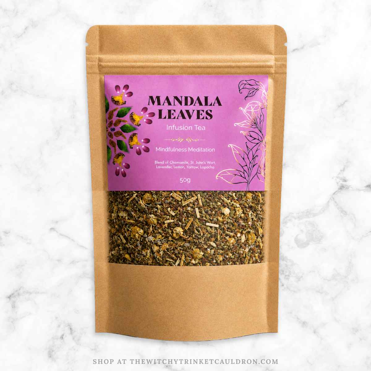 Mindfulness Meditation Tea Blend—Loose Leaf Flavoured Tea - Image 3
