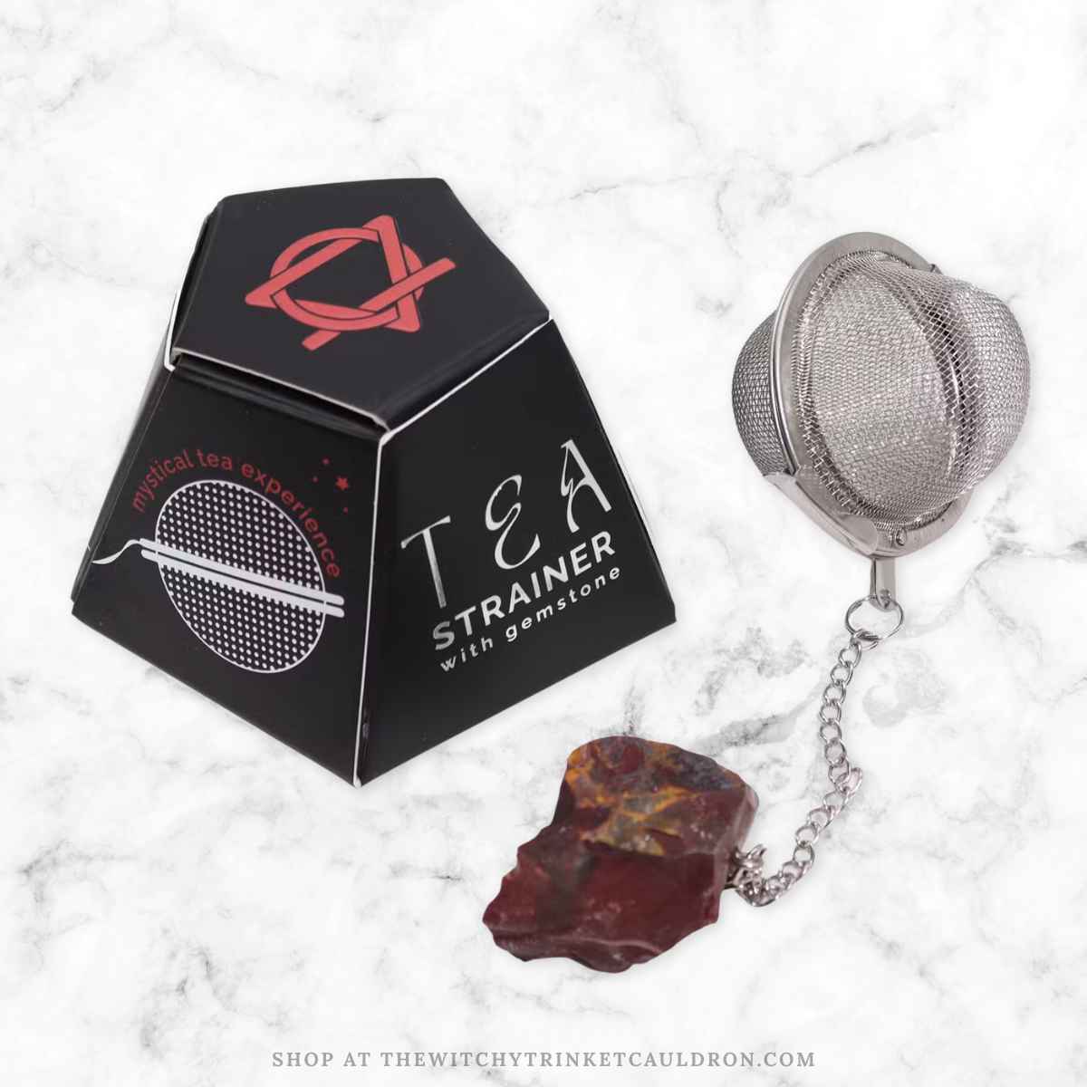 Mookaite Crystal Tea Strainer