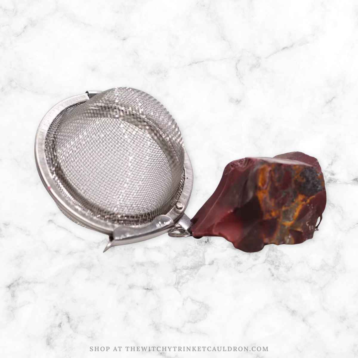 Mookaite Crystal Tea Strainer - Image 2